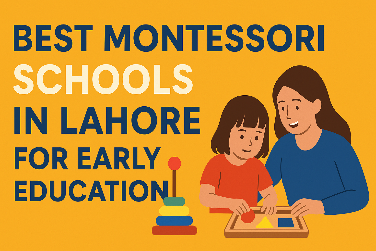Best Montessori Schools in Lahore for Early Education 2025