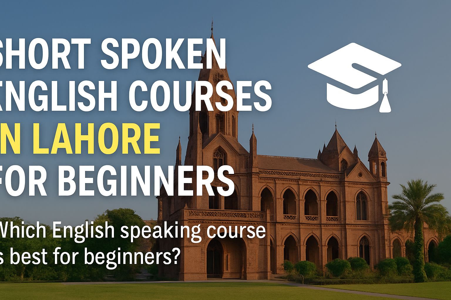 Short Spoken English Courses in Lahore for Beginners
