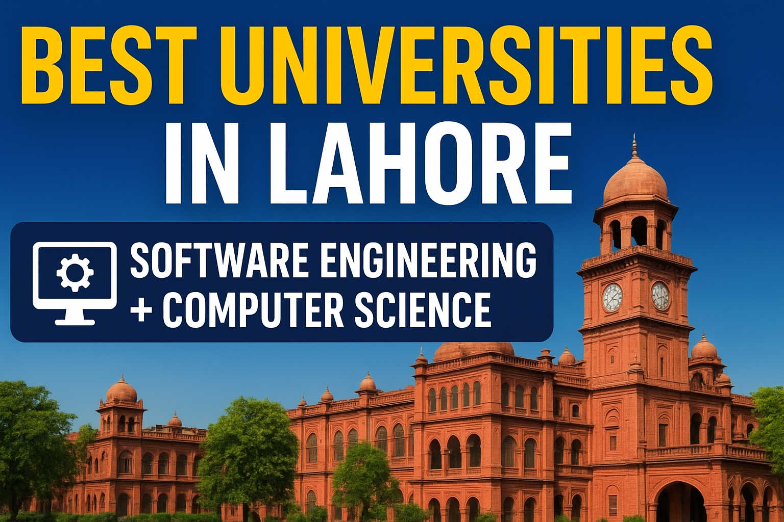 Best Universities in Lahore for Software Engineering and Computer Science